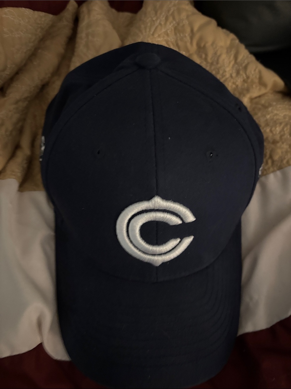 Men's Navy Baseball Cap with White 'C' Logo